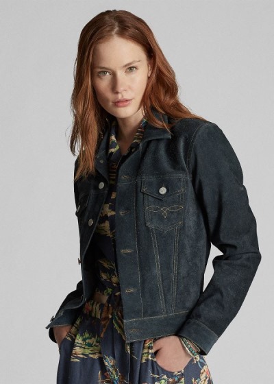 Women's Ralph Lauren Suede Jackets | 248936HJI